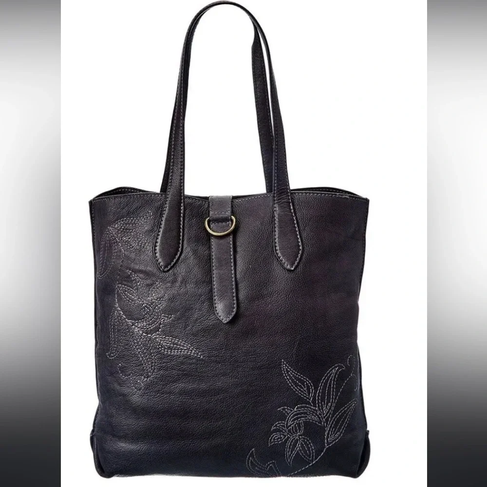 FRYE - Hadley Embroidered Leather Tote